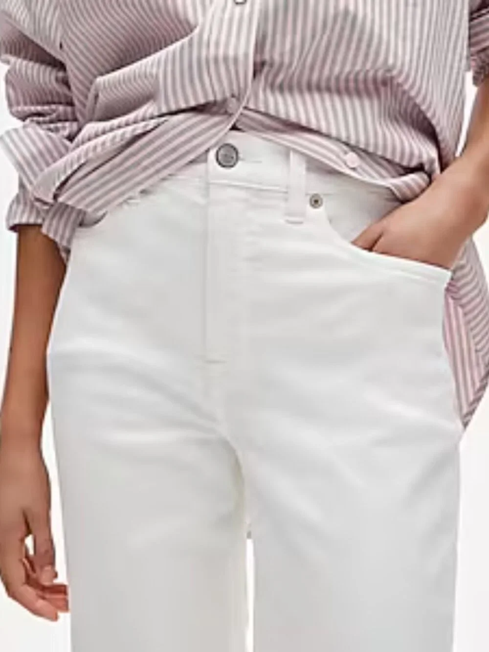 JCrew White Jeans